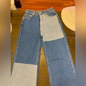 Free People Patchwork Jeans Size 24